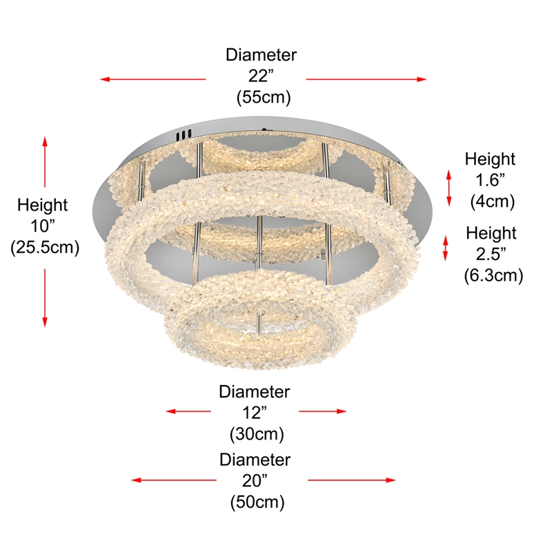 Elegant Lighting Bowen 22