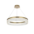 Elegant Lighting Rune 1-Light Metal Adjustable LED Chandelier in Gold