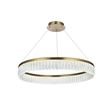 Elegant Lighting Rune 1-Light Metal Adjustable LED Chandelier in Satin Gold