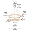 Elegant Lighting Bowen 32