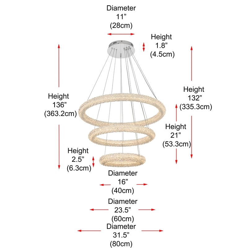 Elegant Lighting Bowen 32