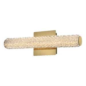 Elegant Lighting Bowen 18&quot 1-Light Metal Adjustable LED Wall Sconce in Gold