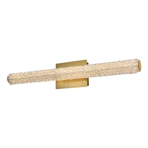 Elegant Lighting Bowen 30&quot 1-Light Metal Adjustable LED Wall Sconce in Gold