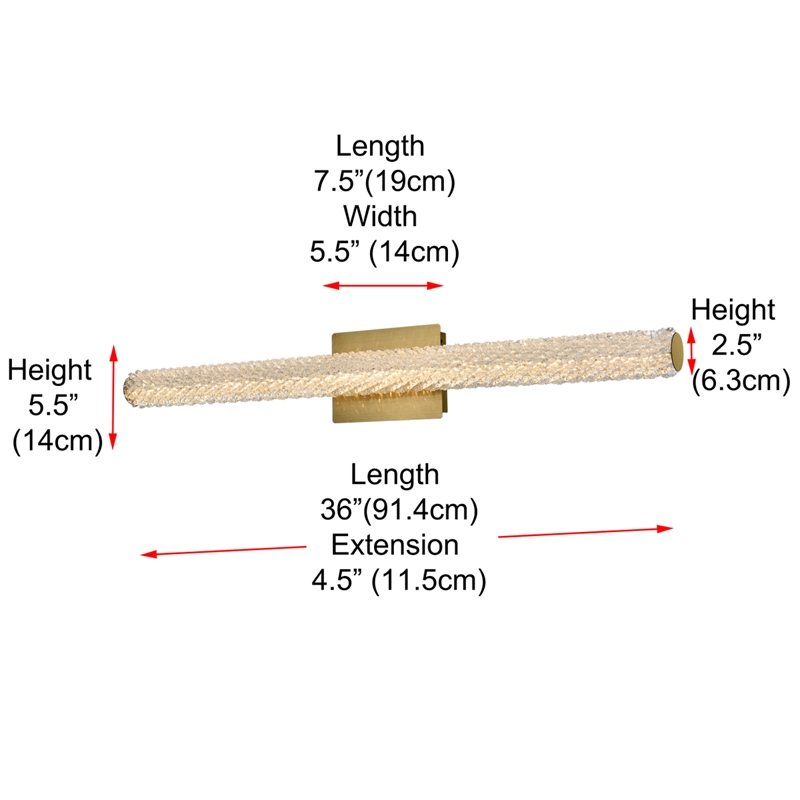 Elegant Lighting Bowen 36