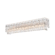 Elegant Lighting Emilia 34.5 Inch Wall Sconce In Chrome