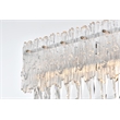 Elegant Lighting Emilia 34.5 Inch Wall Sconce In Chrome