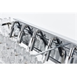 Elegant Lighting Emilia 34.5 Inch Wall Sconce In Chrome