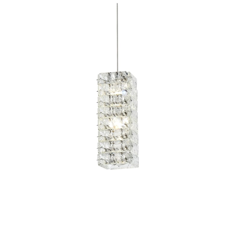 Elegant Lighting Aston 6.5 Inch Led Pendant In Chrome