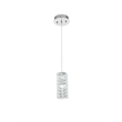 Elegant Lighting Aston 6.5 Inch Led Pendant In Chrome
