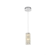 Elegant Lighting Aston 6.5 Inch Led Pendant In Chrome