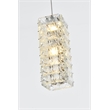 Elegant Lighting Aston 6.5 Inch Led Pendant In Chrome