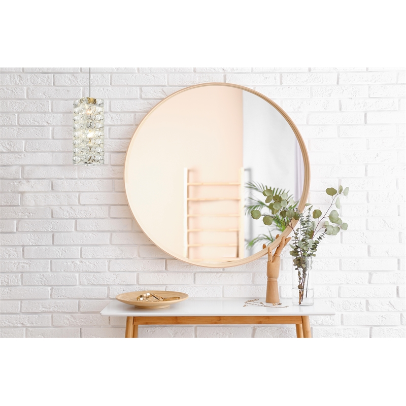 Elegant Lighting Aston 6.5 Inch Led Pendant In Satin Gold