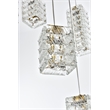 Elegant Lighting Aston 28 Inch Led Pendant In Satin Gold