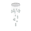 Elegant Lighting Aston 32 Inch Led Pendant In Chrome