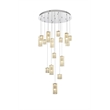 Elegant Lighting Aston 32 Inch Led Pendant In Chrome