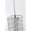Elegant Lighting Aston 32 Inch Led Pendant In Chrome