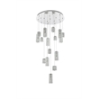 Elegant Lighting Aston 32 Inch Led Pendant In Chrome