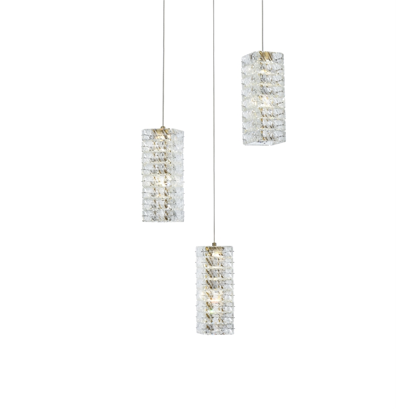 Elegant Lighting Aston 16 Inch Led Pendant In Satin Gold