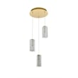 Elegant Lighting Aston 16 Inch Led Pendant In Satin Gold