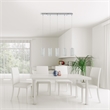 Elegant Lighting Aston 40 Inch Led Pendant In Chrome