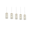 Elegant Lighting Aston 40 Inch Led Pendant In Satin Gold