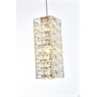 Elegant Lighting Aston 40 Inch Led Pendant In Satin Gold