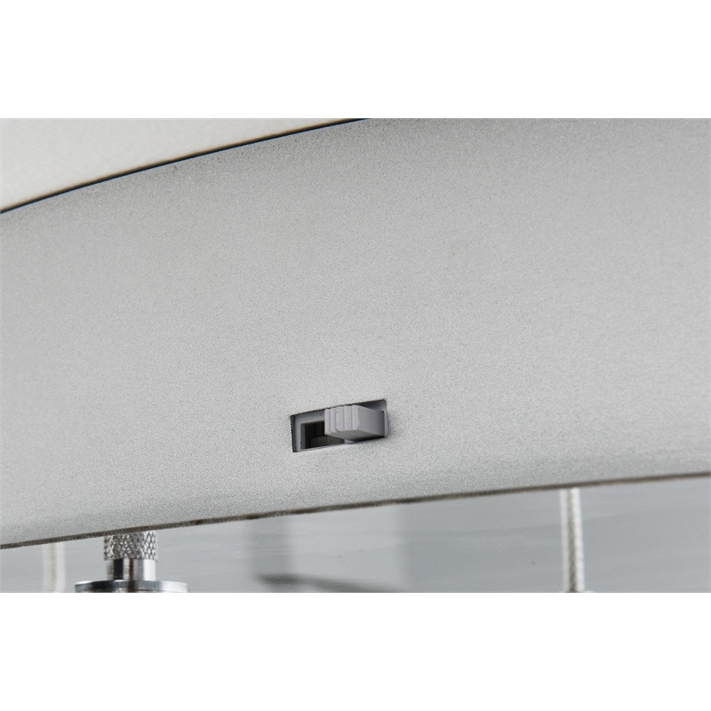 Elegant Lighting Aston 20 Inch Led Pendant In Chrome
