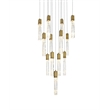 Elegant Lighting Aurora 26 Inch Pendant In Satin Gold