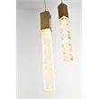 Elegant Lighting Aurora 26 Inch Pendant In Satin Gold