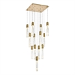 Elegant Lighting Aurora 26 Inch Pendant In Satin Gold