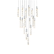 Elegant Lighting Aurora 30 Inch Pendant In Black