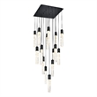 Elegant Lighting Aurora 30 Inch Pendant In Black