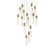 Elegant Lighting Aurora 30 Inch Pendant In Chrome