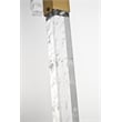 Elegant Lighting Aurora 30 Inch Pendant In Chrome