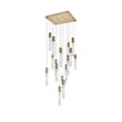 Elegant Lighting Aurora 30 Inch Pendant In Chrome