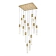 Elegant Lighting Aurora 30 Inch Pendant In Chrome