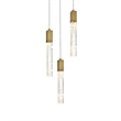 Elegant Lighting Aurora 16 Inch Chandelier In Satin Gold