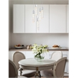 Elegant Lighting Aurora 20 Inch Chandelier In Black