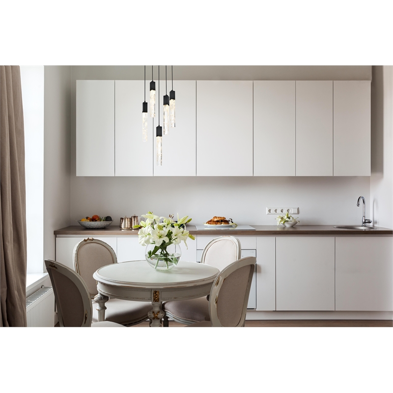 Elegant Lighting Aurora 20 Inch Chandelier In Chrome