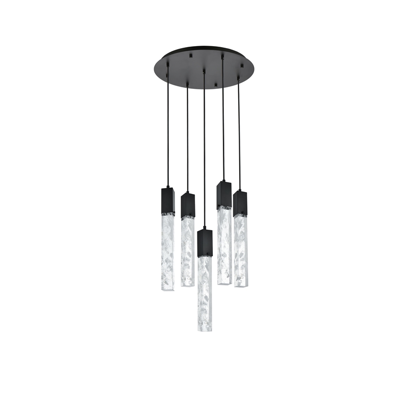 Elegant Lighting Aurora 20 Inch Chandelier In Chrome