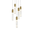 Elegant Lighting Aurora 20 Inch Chandelier In Satin Gold