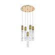 Elegant Lighting Aurora 20 Inch Chandelier In Satin Gold