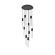 Elegant Lighting Aurora 24 Inch Chandelier In Black