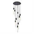 Elegant Lighting Aurora 24 Inch Chandelier In Black