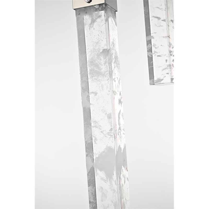 Elegant Lighting Aurora 24 Inch Chandelier In Chrome