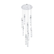 Elegant Lighting Aurora 24 Inch Chandelier In Chrome