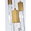 Elegant Lighting Aurora 24 Inch Chandelier In Satin Gold