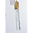 Elegant Lighting Aurora 24 Inch Chandelier In Satin Gold