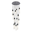 Elegant Lighting Aurora 30 Inch Chandelier In Black