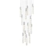 Elegant Lighting Aurora 30 Inch Chandelier In Chrome
